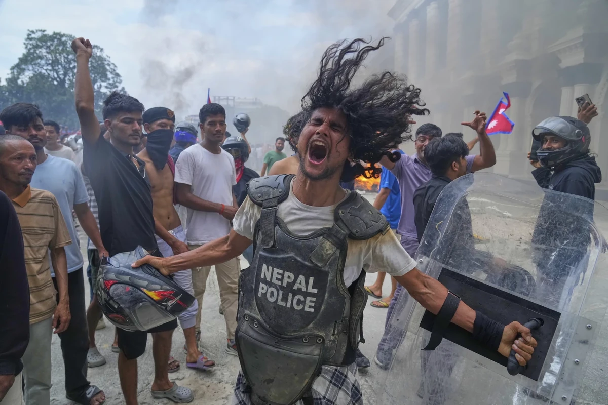 密码保护：Nepal! 2025 Anger over corruption and nepotism fuel Nepal’s deadly protests over social media ban, Protestations au Népal, La police ouvre le feu sur des manifestants au moins 19 morts, Le Parlement en flammes au Népal, démission du premier ministre