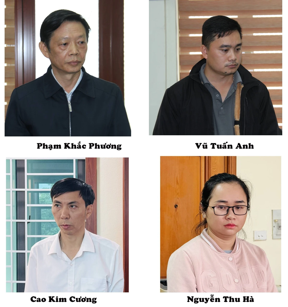 Vietnam! 2025.11 Hai nhân viên nhà nghỉ tổ chức mại dâm, TPHCM: Chủ cửa hàng váy cưới trên đường Hoàng Văn Thụ lãnh 12 năm tù, TP Huế: Khởi tố đối tượng phê ma túy gây tai nạn chết người, Bắt 4 cán bộ cựu cán bộ trong vụ lan can hai bên sông Hồng gãy đổ sau bão Yagi, Kẻ đổ xăng đốt quán cà phê khiến 11 người tử vong khai “tai điếc mắt mờ”, Bắt Nguyễn Tuấn Anh – đối tượng “giở trò đồi bại” với bé gái 12 tuổi ở Đồng Tháp, Ba thanh niên bị công an bắt giữ vì trộm cắp trên cao tốc La Sơn – Hoà Liên, Hai phụ nữ lừa bán “thuốc đông y giả” giá 6 triệu đồng/kg ở Hải Phòng, Công an xã Châu Thành bắt đối tượng truy nã về tội “Cố ý gây thương tích”, Hai cậu cháu nằm gục sau hỗn chiến, Bắt 4 người cướp xe đánh người lang thang dưới gầm cầu Bình Lợi, Xông vào phòng ngủ nữ chủ nhà lúc nửa đêm cướp điện thoại, Người làm thuê trộm vàng kim cương của cô chủ, Công an Hà Nội truy tìm cặp vợ chồng lừa đảo, Xét xử 2 ngư dân đưa tàu cá sang Indonesia khai thác hải sản trái phép, An Giang: Giả vờ mua vàng nữ đạo chích cuỗm sợi dây chuyền trị giá gần 50 triệu, Tài xế bị khởi tố vì chở vàng lậu qua cửa khẩu, Phát hiện cơ sở chế biến mỡ động vật trái phép quy mô lớn trong nghĩa trang, Cạm bẫy nơi xứ người và nước mắt ngày trở về, Cô gái 18 tuổi cùng đồng bọn lập mưu cướp tài sản bạn trai quen qua mạng, Bắt đối tượng đâm bạn nhậu vì bực tức khi thấy trêu chủ quán, Nước mắt mẹ già rơi khi con trai nhận mức án 20 năm tù, Chấn động đường dây trục lợi bảo hiểm bằng cách… tự đục vỡ xương khớp, Quan Thành (Nghệ An): Khởi tố đối tượng mua bán trái phép chất ma túy, Truy tìm 2 người phụ nữ trong vụ lừa đảo thuê xe, Bắt giữ nhóm thanh niên đòi tiền bảo kê các hộ kinh doanh, Cảnh sát chuyển hàng trăm thùng đồ rời Mailisa Hà Nội sau 7 tiếng làm việc, Tạm giam 3 cựu lãnh đạo cán bộ Ngân hàng OceanBank chi nhánh Cần Thơ, Hé lộ nguyên nhân nữ sinh Đại học Ngoại ngữ ở Hà Nội tử vong, Người phụ nữ U60 khai lý do buôn ma túy, “Nổ” quen Chánh án TAND TP HCM thợ làm giày chiếm đoạt 645 triệu đồng, Quan Thành (Nghệ An): Khởi tố các đối tượng trộm cắp tài sản ở đền chùa, Bắt quả tang 43 con bạc đang sát phạt tài xỉu ăn tiền ở Tây Ninh, Công an điều tra vụ người phụ nữ tố bị chồng hành hung tại chung cư, Vụ ô tô lao vào đám đông ở Nghệ An: Tạm giữ hình sự 10 đối tượng, Tạm giữ Sơn “Chất” và đồng bọn chuyên đến đám ma để… đánh bạc, Gần 100 cảnh sát mật phục cả đêm triệt phá đường dây cát tặc lớn trên sông Trà Khúc, Đột nhập nhà dân trộm gần 40 con gà ngan, Tạm giữ hình sự đối tượng có hành vi “Trộm cắp tài sản”, Khởi tố bắt tạm giam đối tượng sử dụng trái phép chất ma túy, TAND TP.HCM chuẩn bị xét xử hai vụ án tổ chức xuất cảnh trái phép liên quan IUU, Gia Lai: 13 năm 9 tháng tù dành cho đối tượng lừa đảo hơn 4.2 tỷ đồng, Phát hiện thu giữ gần 1 tấn cau khô vận chuyển trái phép, Cất giấu 20 kg bạc dưới đế giày vận chuyển qua biên giới, Bắt giữ cụ bà Vũ Thị Thanh, Gia Lai: Bắt đối tượng trốn truy nã về tội mua bán trái phép chất ma túy, Công an phường Rạch Giá bắt quả tang 02 đối tượng trộm cắp dây điện, Màn kịch của Giám đốc và nữ Kế toán lừa 130 tỷ đồng của người dân Bắc Ninh, Ngày về của người phụ nữ sau 32 năm bị bán sang Trung Quốc, Giết mổ 7 con lợn bệnh bốc mùi hôi thối để bán ra thị trường, Người đàn ông hiếp dâm 2 đứa trẻ cùng xóm, Công an Đồng Nai bắt nhóm cho vay nặng lãi thu giữ súng và 200 viên đạn chì, Bắt 5 đối tượng lừa đảo bằng hình thức “môi giới kết hôn giả”, Bắt “đạo chích” thực hiện hàng loạt vụ trộm cắp tài sản, Sàm sỡ quấy rối tình dục sẽ bị phạt 6-8 triệu đồng, Gia Lai: Mâu thuẫn với chồng vợ dìm chết con trai 4 tuổi, Công an TP.HCM lật tẩy vụ thuê người cài ma túy trên xe đồng nghiệp để trả thù, Đối tượng chính trong chuyên án lớn nhất lịch sử buôn bán hơn 32.000 bánh heroin ra đầu thú, Khởi tố nhóm đối tượng làm giả chứng chỉ nghề rồi lên mạng xã hội rao bán, Vụ trụ cầu sông Lô trơ lõi thép: Công an khởi tố vụ án, Nghi án mâu thuẫn tình cảm giết hai mẹ con rồi tự vẫn, Đột kích trụ sở ‘nuôi’ 2.000 điện thoại phục vụ lừa đảo qua mạng, Triệt phá đường dây tạm giữ “bà trùm” tuồn hơn nửa tấn thuốc nổ liên tỉnh để tiêu thụ, Bắt tạm giam đối tượng dùng hung khí đánh người gây thương tích nặng tại phường Chi Lăng, 8 giám đốc bị bắt trong đường dây mua bán giấy kiểm nghiệm sầu riêng, Nữ sinh bị nhóm bạn ép vào góc nhà vệ sinh đánh hội đồng ở TPHCM, Xử lý 3 công dân vi phạm quy định qua lại biên giới, Nghe bạn gái bảo “chồng ơi đâm nó đi” người đàn ông dùng dao đâm nạn nhân tử vong do thủng phổi, Từ lời hứa việc nhẹ đến roi điện súng ống: Hành trình cay đắng của người lao động trẻ, Vụ thi thể cô gái trong cốp ô tô ở xã Đông Thạnh: Nguyên nhân khiến nạn nhân mắc kẹt tử vong, Chủ xe hé lộ diễn biến trước khi phát hiện thi thể cô gái trong cốp ô tô, Công an TP.HCM triệt phá nhóm trộm xe máy chuyên nghiệp trước cổng trường học, Công an xã Đông Thạnh bắt 8 đối tượng có hành vi mua bán tổ chức sử dụng ma túy, An giang: Khởi tố 14 bị can liên quan vụ đánh bạc tại xã Tân Hội, Vụ lừa đảo qua mạng hơn 300 tỉ đồng ở Campuchia: Bắt thêm đôi vợ chồng trẻ, Người phụ nữ mất gần 8 lượng vàng công an bắt giữ cháu ruột, Bỏ trốn sau khi bóp cổ người yêu đến chết rồi ra công an đầu thú, Bắt giữ đối tượng truy nã đặc biệt nguy hiểm lẩn trốn tại Hà Nội, Bắt đối tượng truy nã nguy hiểm sau hơn 12 năm lẩn trốn, Bắt 2 đối tượng dàn dựng kịch bản tố ngược để ép chủ nợ xóa nợ 21.5 tỷ đồng, Giả vờ mua rau người đàn ông giật dây chuyền của tiểu thương, Bắt giữ 51 người Trung Quốc lập hang ổ lừa đảo ở Hà Nội Đà Nẵng, Phát hiện ổ ‘bay lắc’ lúc rạng sáng tạm giữ hình sự 6 nghi phạm, Lời khai của người mẹ ném con trai 1 tuổi xuống giếng: ‘Không có tiền nuôi’, Ba trường hợp án tử hình được chuyển thành chung thân theo quy định mới, Công an phường Hoài Nhơn Nam thi hành lệnh bắt giữ Lê Văn Lẽ và Trần Thị Ngọc Thúy để xử lý về hành vi tổ chức sử dụng trái phép chất ma túy, Công an khám xét căn Villa của Trương Ngọc Ánh thu thập nhiều tài liệu vật chứng quan trọng