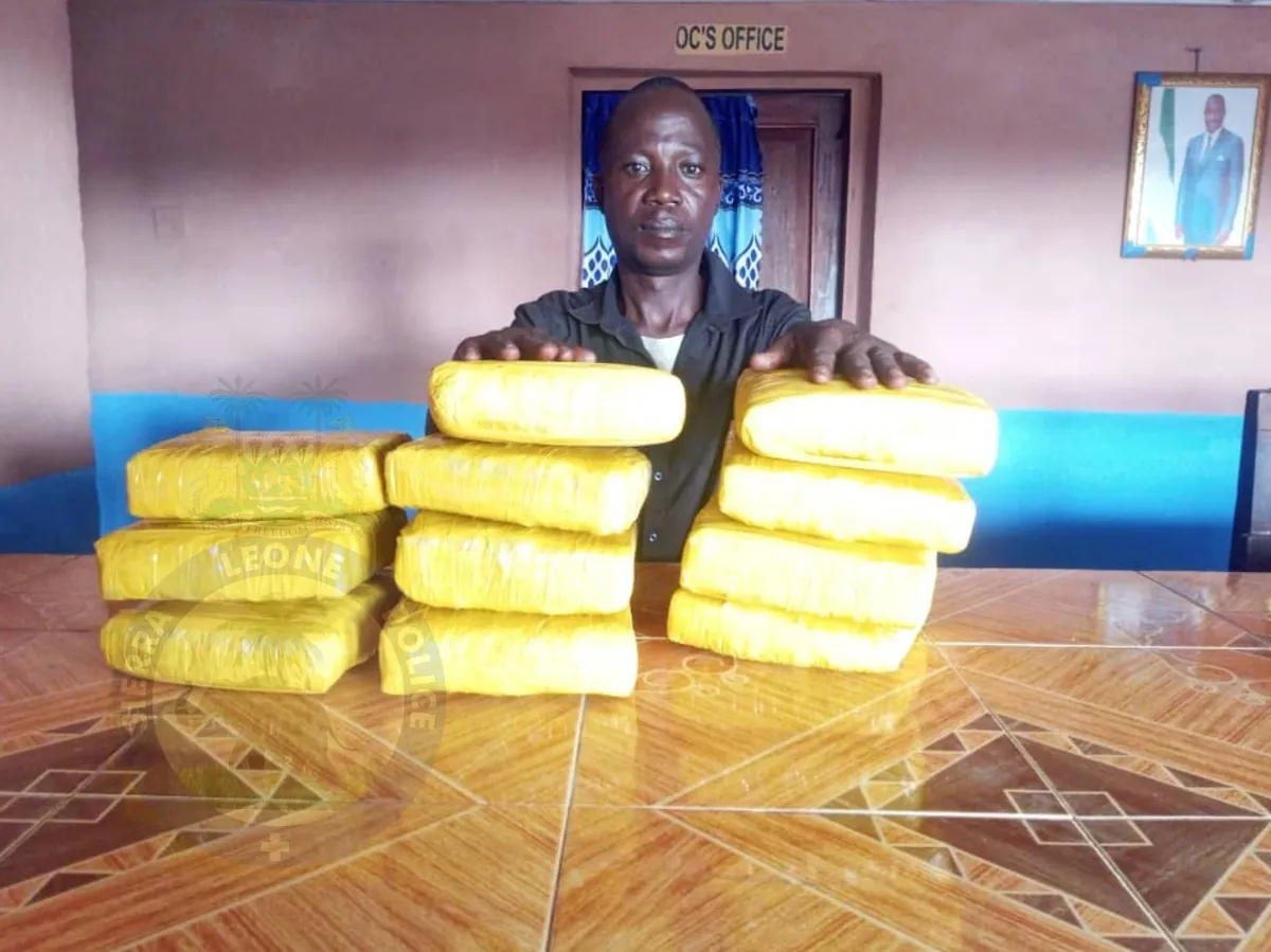 Sierra Leone! Over 20 Sierra Leoneans Trapped in Alleged Human Trafficking Scheme in The Gambia, Three Reportedly Confess as Eight Accused Face Witchcraft Allegations in Freetown, Wife Caught Smuggling Drugs to Husband at Pademba Road Bags 45 Years Imprisonment, Police Officer Two Others to Face High Court Over Alleged $300000 Robbery And Kidnapping Plot, Herbalist Arrested in Bo Over Alleged Child Abuse and Death Threats, Secrets Threats and Tragedy: Inside The Shocking Death of a 16-Year-Old School Girl in Port Loko, Suspected Drug Traffickers and Arms Dealer Arrested in Police Raids, Murder Suspect Committed to High Court for Trial, POLICE INTERCEPT SUSPECTED KUSH AT NGELEHUN CHECKPOINT, Mile 38 Checkpoint Police Arrest Suspected Cannabis Concealed in Vehicle, Woman Arrested With 107 Wraps of Suspected Kush in Kenema Village, Man Arrested With Alleged Free Healthcare Drugs at Mile 38 Checkpoint, Alleged Police Assault on Edwina Jamiru Sparks Public Concern, The High Court in Sierra Leone will hear a Murder case involving Joseph Lamin Steven, Man Arrested For Illegal Entry Into Sierra Leone, Two Liberian Women Sentenced to 35 Years Each for Drug Trafficking in Sierra Leone, Cannabis Consignment Seized at Maforkie Checkpoint Two Suspects in Police Custody, A joint team of police officers and the National President of Traditional Healers on Sunday 16th November 2025 arrested Sheku Dabor, Two Men Arrested with Dozens of Suspected Kush in Kenema, Police Arrest Seven Notorious Armed Robbers Linked to Makeni Fuel Station Attack, Makeni Police Lead Major Drug Raid — 123 Addicts Rescued and Taken to Rehabilitation Centre, Calaba Town Police Arrest Suspected Drug Dealer with 628 Wraps of Kush, SLP Steps Up War on Drugs — 130 Suspects Arrested in Nationwide Crackdown, Confusion as Elderly Woman Arrested With Kush in Makeni Fails to Appear in Court, Guinean Woman Arrested with 91 Parcels of Suspected Cocaine at Sierra Leone–Liberia Border, Calaba Town Community Demands Justice After Man Beaten to Death Over Alleged Fuel Theft, Deadly Mystery in Hastings as Three Perish