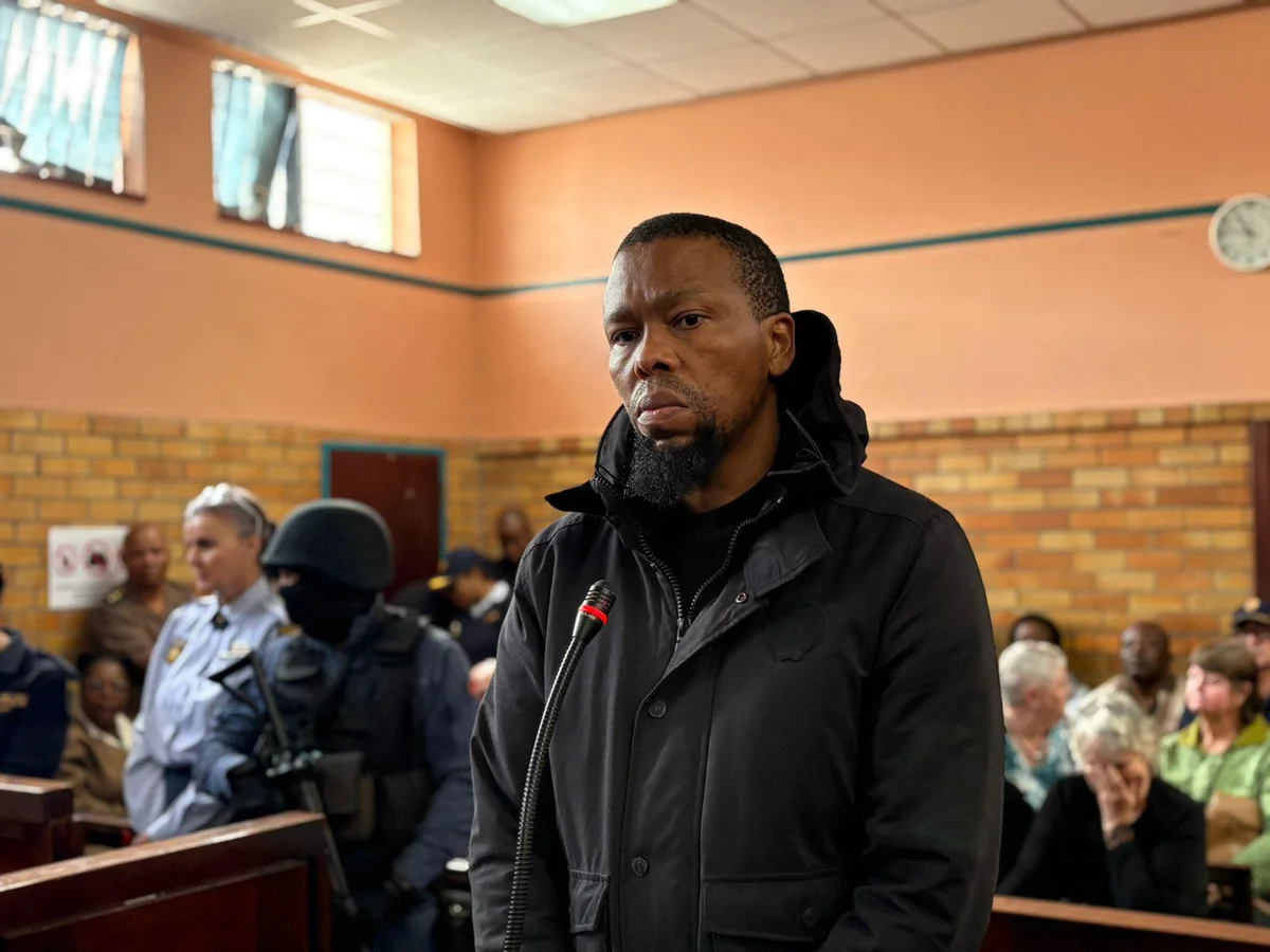 South Africa! 2026 Terblanche case: Sergeant expands statement after trial split, Six Women In Court Over Multi-Million Rand Jewellery Theft, Foreign Nationals Busted With Over 100 Phones, Bank Cards In Goodwood Cyber Fraud Sting, “I Didn’t Escape”: Thabo Bester Tells Court He Was ‘Lawfully Released’ In Shock Claim, More nights in jail: Mugabe’s son’s case postponed again over plea deal delays, ‘I haven’t done this’: Ex-cop denies killing Witness D, Notorious apartheid police commander ‘Prime Evil’ testifies at South African hearing on killings, Missing Cradock four docket fuels claims of interference, Eugene De Kock denies direct role in Cradock four murders, Serial rapist Marvin de Klerk sentenced to 25 years for parole offence, Life in jail for Eastern Cape man for beating his drunk girlfriend to death, SIU Bombshell: Nigerian Rapper 3GAR ‘Re-Entered SA Without Record’ Before R3m McLaren Crash, Five Arrested for Alleged ATM Kidnappings in KwaMhlanga and Soshanguve-Case Postponed to 2 March for Bail Hearing, Five out of 33 suspects granted bail following Hawks arrest, Former Zimbabwe President Robert Mugabe’s son faces attempted murder charges in South African court, High Court sends bread-truck murderer to prison for ‘rest of his natural life’, ‘We haven’t forgotten’ — Naledi Aphiwe faces backlash ahead of Zim show, ‘I never meant disrespect’ — Naledi Aphiwe apologises to Zimbabweans, Another Uber bike stolen in a jiffy… as polls show confidence in CPF leadership jittery, Accountant in dock over prostitute extortion scheme, SAPS probing link between Mbhense murder syndicate members’ killings, Court hears shocking R2 million murder plot against Durban businessman, Biko Inquest Set to Resume at Gqeberha High Court on 20 February, Overdraft increased: Standard Bank IT specialist back in court accused of R1.9 million theft, ‘Driftwood Killer’ Bevan van Druten may be sent to a psychiatric hospital, Agrizzi testifies in Bosasa-linked corruption case against Mathenjwa, DJ Warras murder case: Defence makes fresh bid to submit new evidence, Case against Armindo Joaquim Pacula second suspect in DJ Warras murder case postponed for immigration status verification, Alleged Crime Kingpin Katiso Molefe Appears in High Court Over Murder of DJ Sumbody, Sibusiso Lucky Mahlalela (45) was sentenced on 29 January 2026 for the murder of his female friend Pretty Fikile Mokone, Fourth Arrest R500 Bail: Questions Raised Over Justice System Leniency Serial Phone Snatcher Nobert Zapambela Released, Suspects in Viral East London Security Guard Assault Released on Warning, Set to Appear in Court, Fake Prophet Nabbed: Suspect Linked to 8 Graveyard Rapes Across Free State