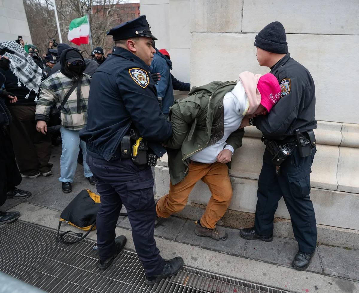 U.S.! 2026.3 Grisly mystery as woman’s dog-bitten body discovered in LA homeless encampment, LI fugitive who fled after deadly 2005 crash smiles as he’s confronted by victim’s tearful family and given up to 10 years, Wisconsin man who killed his parents to fund Trump assassination attempt gets life in prison, Man accused of tricking hundreds of teens into sending him pornographic images is brought to US, Pro- and anti-Khamenei protesters clash at Washington Square Park multiple arrests made, 2 arrested after homeless man set on fire at Penn Station, NYC man was ‘mentally obsessed’ with retired teacher he allegedly stabbed to death: neighbors, Creep nurse had sex with patient — then falsely accused him of sexually assaulting her, Social media believed to be tied to Austin shooter is full of antisemitic anti-Christian misogynistic posts, Father who gave gun to Georgia school shooting suspect for Christmas is guilty of 2nd-degree murder, What Colin Gray’s murder conviction means for gun-owning parents, Police make second bust in cowardly snowball attack on NYPD cops, Moped-riding teen muggers use machete fists to rob other youths in string of daylight NYC crimes, Nancy Guthrie abduction sparks fears over senior safety in affluent communities: expert, Texas gunman wore “Property of Allah” hoodie and Iran flag T-shirt during attack had photos of Iranian leaders at home, Cops bust boyfriend accused of hacking NYC mom to death stabbing her son, Federal prosecutors won’t appeal ruling barring death penalty in Luigi Mangione case, Actor Shia LaBeouf arrested again on battery charge in New Orleans, Woman who falsely accused Duke lacrosse players of rape released from prison following murder conviction, NYC mother stabbed to death by maniac beau son badly injured, NYPD detective who named K9 dog after hero dad killed in line of duty is promoted: ‘I think he would be proud’, Brazen Long Island auto-theft crew busted in 17-day multi-state crime blitz, Accused snowball slinger insists he was ‘enjoying the moment’ — as he shamelessly promoted his YouTube account