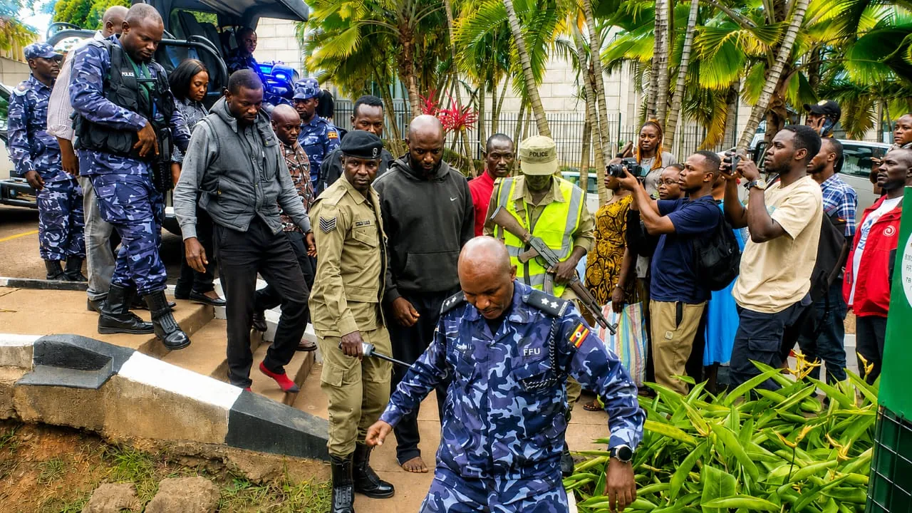 Uganda! 2026 Mbarara widow seeks nearly Shs100m to repatriate daughter’s body from China, Ugandans rue link to Bundibugyo the Ebola virus type named after a district of cocoa farmers, Police Make Breakthrough in Viral Nsambya Junction Robbery, Another female teenager found dead in Mbale in another suspected suicide, Besigye treason trial heats up, Seven remanded over theft of Shs 620m cash from forex bureau operator, Why Ugandans watch as mob violence claims more lives, Mob Kills Uganda Rugby Cranes Player Under Unclear Circumstances, Obed Mugwisa: Prime suspect in rugby star Gongodyo killing arrested, Police Reveal Identities of Eight Suspects in Murder of Rugby Star Sydney Gogondyo, Four remanded over killing of rugby star Sydney Gongodyo, Four Charged with Murder of Sydney Gongodyo as Police Hunt More Suspects, Security guard arrested after beating lover to death in Gulu, Woman stabs husband’s lover to death after catching them in bed, Judge sentences Ugandan man to death following speedy trial for killing 4 children, Judge Sets April 30 for Ruling in Okello Murder Case, Ggaba toddler murder suspect to be tried in open court, Police Foil Petrol Station Robbery in Kampala Arrest Three Suspects, Driver intercepted while carrying 35 students in 14-seater vehicle, Soroti Community Development Officer Charged Over Extorting PDM Beneficiaries, Police Recover Suspected Stolen Cattle in Nateete Operation, 28 Arrested in Kisoro Illegal Mining Crackdown 25 Rwandan Nationals Among Suspects, Police Arrest Six in Rubanda Night Operation Targeting Criminal Gangs, Lwengo Villagers Storm Home Over Alleged Grave Exhumation, Community Vigilance Nabs Suspect in Nakuwadde Panga Robbery, First group of 12 deportees from the US arrives in Uganda, 3 Arrested in Nakulabye with Stolen Meat, Ggaba killer first paid his child’s admission fee before slaughtering 4 children, Residents Demand Ban on Children in Quarry After Deadly Collapse in Mityana, Three Young Men Make a Living Conning Gullible Cops Hungry for Promotion, Congestion funding gaps strain Uganda’s remand homes as juvenile cases rise, Fr Ssekabira Granted Bail, Court puts Molly Katanga four others on defence over husband’s murder, Ugandan police arrest two women for allegedly kissing in public, BESIGYE: Court orders full disclosure in treason trial, KMP Police Nets Over 400 Suspects in Kampala Crime Crackdown, 12 illegal gaming machines have been seized and 15 gaming premises closed, Uganda’s army is on the hunt for opposition leader Bobi Wine, Horror in Bwaise as Mutilated Body Parts Found Dumped in Drainage Channel, Father on the Run After Burning Three Children Alive in Napak, Butaleja Nurse Remanded Over Death of Pregnant Woman, Detectives Reconstruct Murder of UCU Dean, Police in Kamuli District are investigating the circumstances under which a 13-year-old boy was stabbed to death in Bulopa Sub-county, Former PS Geraldine Ssali back in court over Shs3.8bn fraud case, 72 Youths Arrested in Kabale Over Fake Job Recruitment Scam