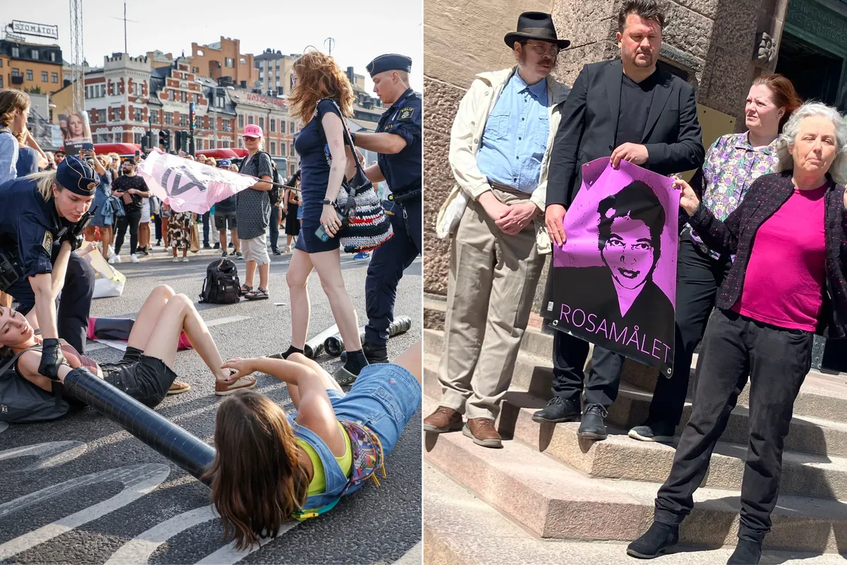 Sweden! 2026 Döttrarnas arvshämnd: Försökte mörda pappa Arne, Blekingetjejer larmar om sexuella trakasserier på trafikskolan: ”Det är så jävla äckligt”, Döms för hedersmord – högg ihjäl Fahima när hon ville skiljas, Kalabalik i trapphus – grov misshandel i Gällivare, Tre får livstid efter moskémordet, De döms till livstid efter moskémordet, Man döms efter skräckfynd: Hade 217 gram av dödsdrogen – i taket, ”Larven från helvetet” sprids i Danmark, Svenske polisen Christian(32) misshandlad till döds i Köpenhamn, Två häktade för olovlig underrättelseverksamhet, Pojke döms för storbrand – ingick i våldssekten 764, Mokhtar Darabi får livstids fängelse för knivmordet på sitt ex, Terrordömd svensk värvades av misstänkt rysk agent, Skoldansen slutade i tragedi – det blev Sveriges första skolskjutning, Hissolyckan i Ursvik: Åklagaren yrkar på fängelse och miljonböter, Tingsrätten: Staten gjorde inte fel när rebellmammans rättigheter kränktes, Mördaren i Almedalen ville döda fler – planen som aldrig hann genomföras, Massgripanden och hårdare tag: Nu stämmer de staten, Nesser om tiden i fängelse: “Mörkt hål i livet”, Dödshjälparen frias från fyra svenska självmordsbrott, Hissolyckan i Ursvik: Nu inleds rättegången, Sex åtalas för mordkomplott mot gängledare i Eskilstuna, Polisen varnar: Stöldvåg på äldreboenden i Jönköping, Allt fler äldre kvinnor polisanmäler bedrägerier, Ökända gruvhålet i fokus för mordutredning, Förundersökning om inbrott hos Åkesson läggs ner, Åtal för Rönningemordet väntas tidigast i september, Uppgifter: Mamman varnade för pappan dagar före dådet, Man döms – sålde sin fru till män hundratals gånger, Kvinnan tänker överklaga domen: ”För låg påföljd”, Tidigare socialsekreterare efter Alvestadådet: ”Hur kan det här få hända?”, ”Sopdrottningen” döms igen – får sänkt straff, Sänkt straff för ”sopdrottningen” i hovrätten, Beskedet: ”Allmänläkaren” och ”obducenten” får miljonersättning, Två självmord på Ljungaskog – på ett år, Kvinna misstänks för barnvåldtäkt: ”Ovanligt”, Rekordfå kvinnor mördades i Sverige förra året, Fler unga tjejer döms för mord: ”En egen aktör”, Faris Al Abdullah får skärpt straff för terrorplaner, 5 800 trafikolyckor per dag i Sverige – därför ökar skadorna, Matilda våldtogs i Oskarsparken, Eddie Bager döms till livstid för dubbelmordet i Klippan, Vittnesmålen om misstänkte mannen: Snäll svårläst och obehaglig